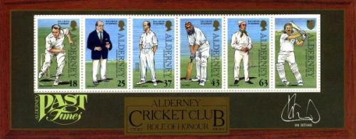 1997 Cricket on Alderney 150th Anniversary MS