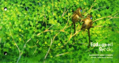 2004 Endangered Species (1st series), Golden Snub-Nosed Monkey MS Pack