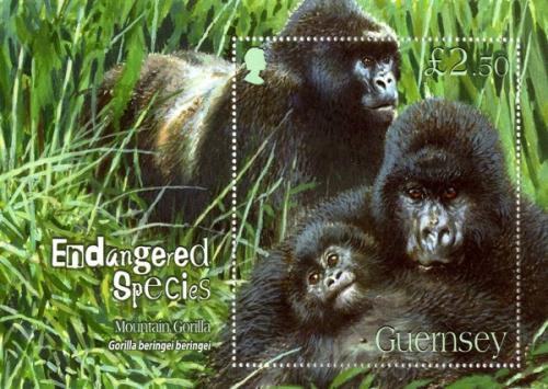 2007 Endangered Species (4th series), Mountain Gorilla MS