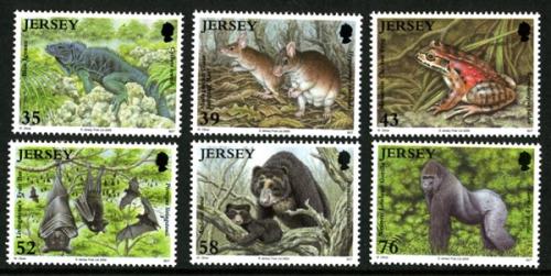 2009 Endangered Species (1st series), 50th Anniversary of Durrell Wildlife Conservation Trust