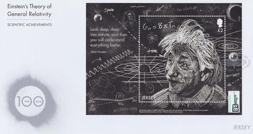 2016 Stampex New York Einstein £3 MS