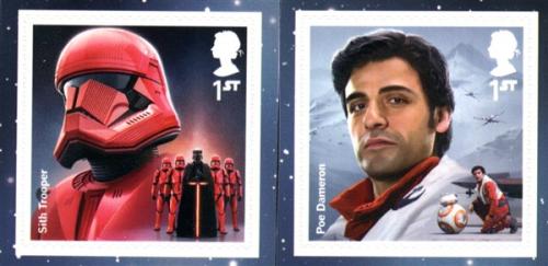 2019 Star Wars Self-adhesive Poe Dameron & Sith Trooper (SG4304-4305)