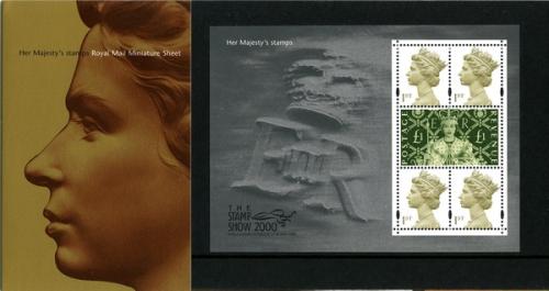 2000 Stamp Show Mini Sheet pack M03