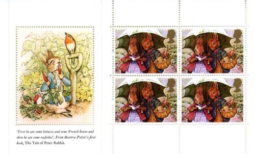 SG x1649a B Potter rabbit pane