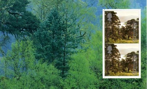 SG 2159a Trees  Scottish forest