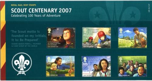 2007 Europa, Scouting Centenary and World Scout Jamboree Pack