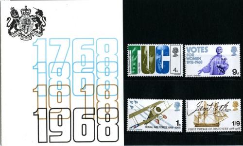 1968 Anniversaries (1st series) Pack