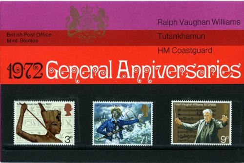 1972 Anniversaries (5th series) Pack