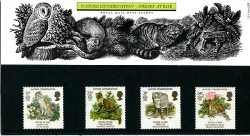 1986 Europa, Nature Conservation, Endangered Species Pack