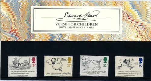 1988 Edward Lear pack