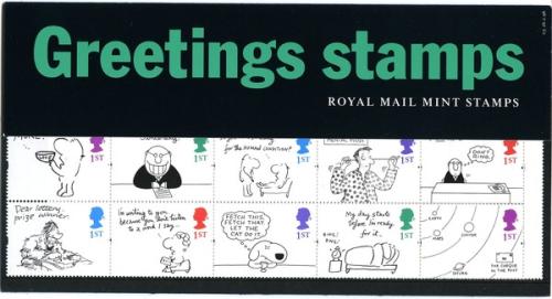 1996 Greetings Stamps, Cartoons Pack