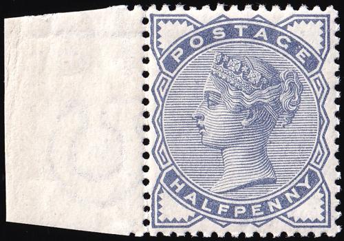 SG187 ½d Slate-Blue - Unmounted Mint (Cat. £20) - (Spec: K2) (Scott: 98)
