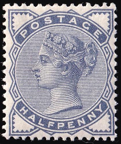 SG187 ½d Slate-Blue - Unmounted Mint (Cat. £20) - (Spec: K2) (Scott: 98)