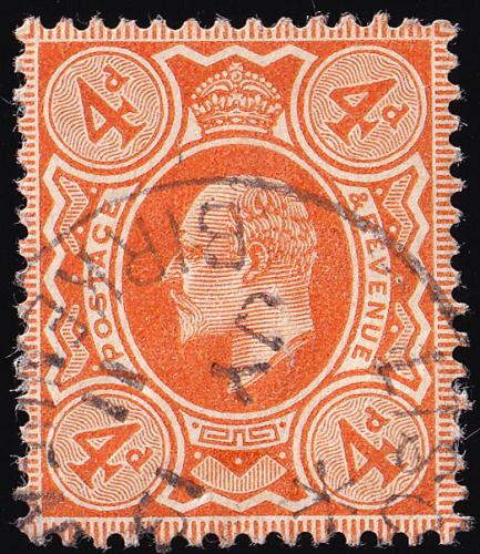 SG241 4d Orange-Red - Fine Used (Cat. £12) - (Spec: M25, iii)