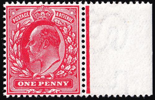 SG273 1d Deep Rose-Red - Unmounted Mint (Cat. £15) - (Spec: M6, ii)