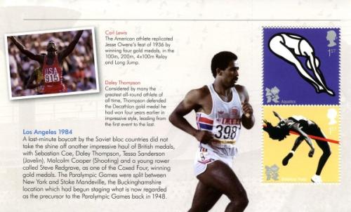 SG2984b  2012 Olympic & Paralympic Games  Los Angeles 1984