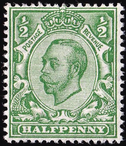 SG346WJ ½d Green, Wmk Reversed - Unmounted Mint (Cat. £25) - (Spec: N6b)