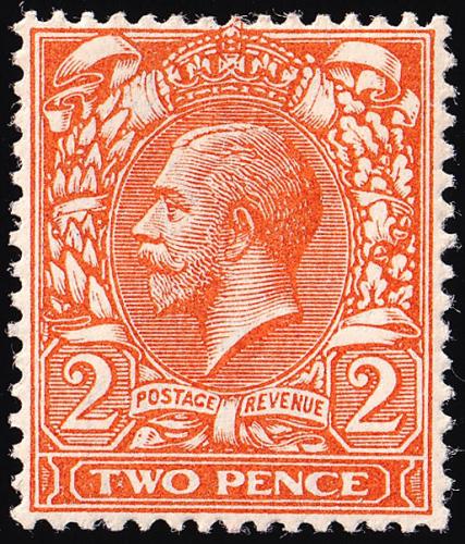 SG366 2d Orange-Yellow (Die I) - Unmounted Mint (Cat. £14) (Spec: N19, i)