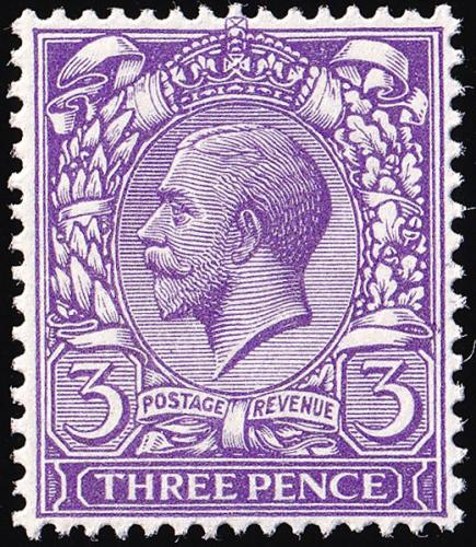 SG375 3d Violet - Unmounted Mint (Cat. £15) - (Spec: N22, iii)