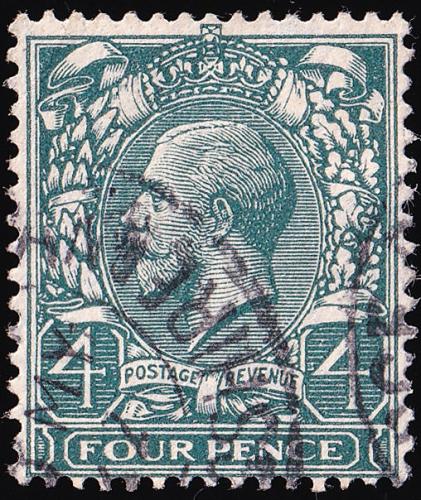 SG424 4d Grey-Green - Fine Used (Cat. £2.50) - (Spec: N39)