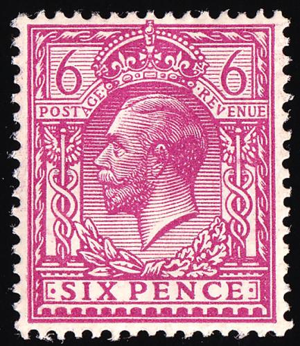 SG426a 6d Purple - Average Mounted Mint (Cat. £4) - (Spec: N42) (Scott: 195)