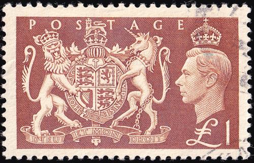 SG512 £1 Brown - Fine Used (Cat. £18) - (Spec: Q38) (Scott: 289)