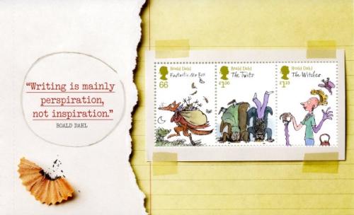 SGY3255a  Roald Dahl   writing is mainly perspiration