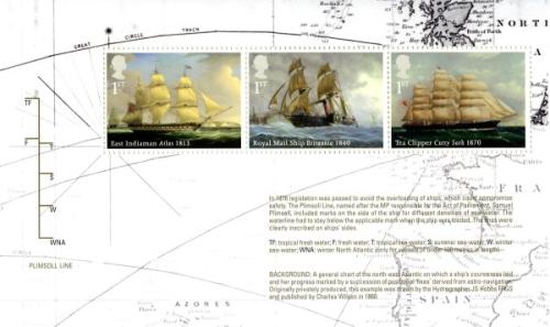 SG: 3519b  2013 Merchant Navy Sailing Ships