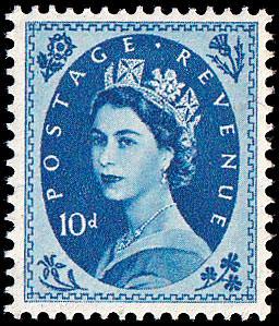 SG 527 10d prussian blue