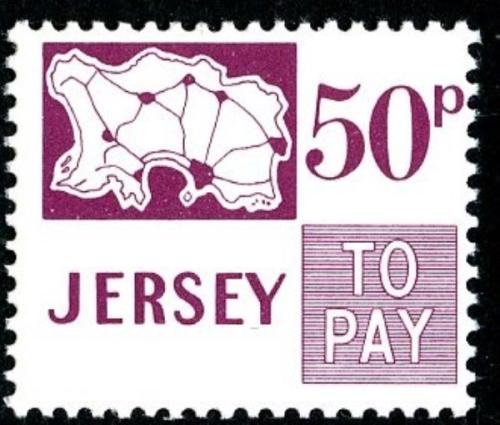 SG: D20  1971 50p dull purple