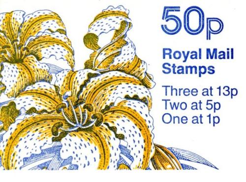 SG: FB45 50p Botanical Gardens 3 ( with word spelt 'Stuart')