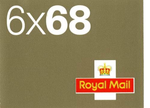 SG: NB1  6x68p & 6 airmail stickers