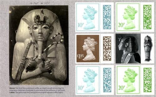 SG V4845l  2022 Tutankhamun Definitives Pane