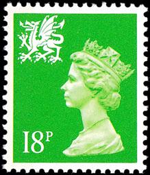 SG W49b 18p green left band